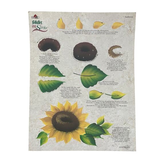 Dewberry Painting Patterns Flower Petal Borders Reusable Teaching Guides Lot 4 - Picture 9 of 9